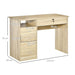 HOMCOM Desk with Shelves Brown 500 x 760 mm