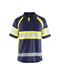 BLÅKLÄDER Polo Shirt 33381051 PL (Polyester) Navy Blue, Yellow Size S