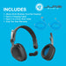 JLab Audio JBuds Work Wireless Bluetooth Black Headset