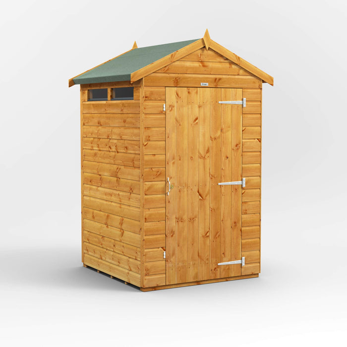 Power Garden Shed 44PASS Golden Brown 4x4