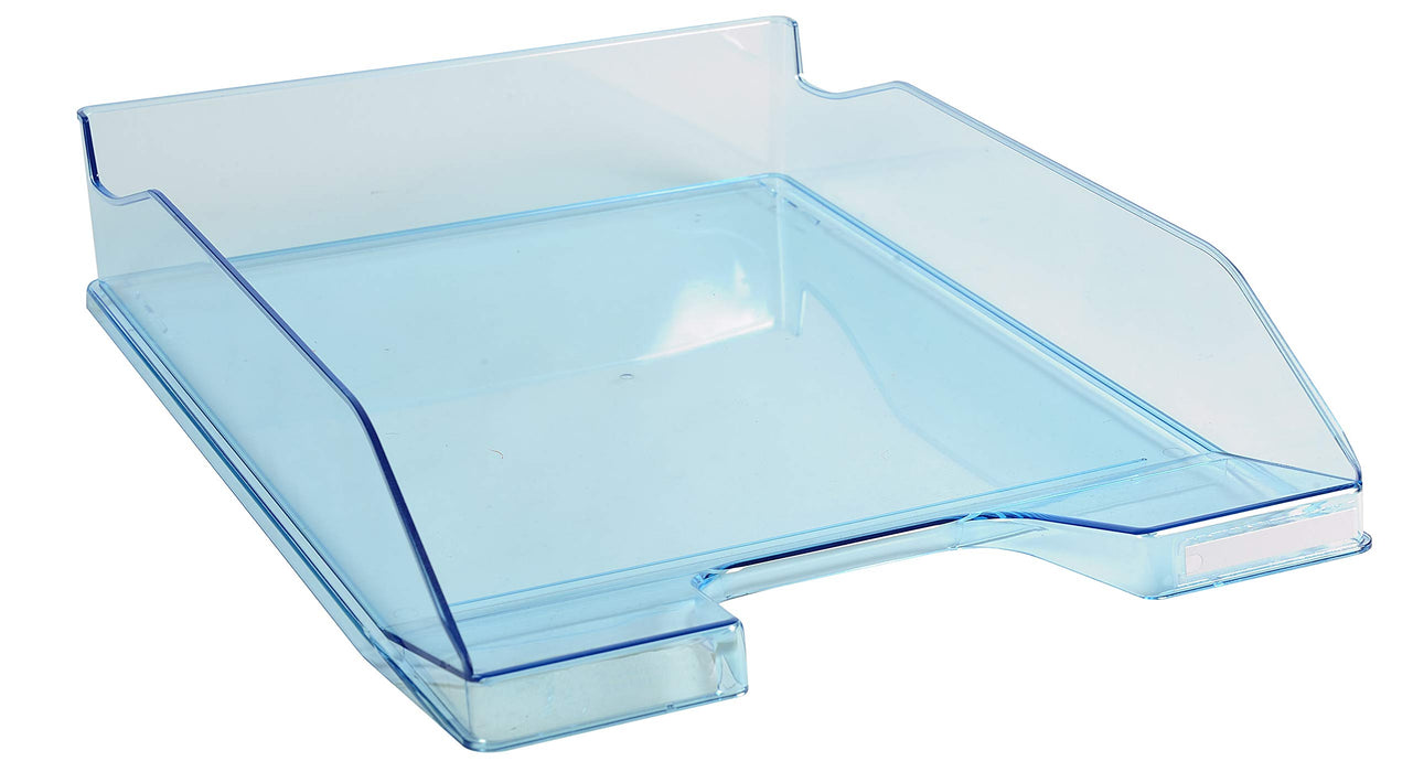 Exacompta Letter Tray Combo Midi 113236D Glossy Turquoise Pack of 6