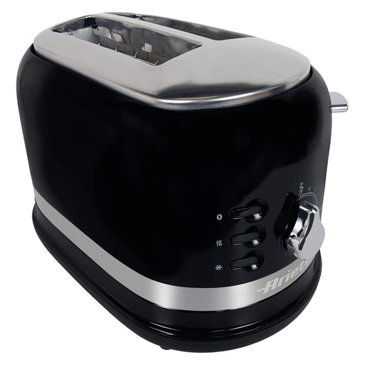 Ariete Moderna AR1492 2 slice toaster 6 Browning settings Metal Black