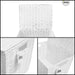 ARPAN Laundry Basket Plastic WB-9688S2 White 37 x 26 x 26 cm