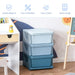 HOMCOM Kids Storage Box Blue 37 x 56.5 cm