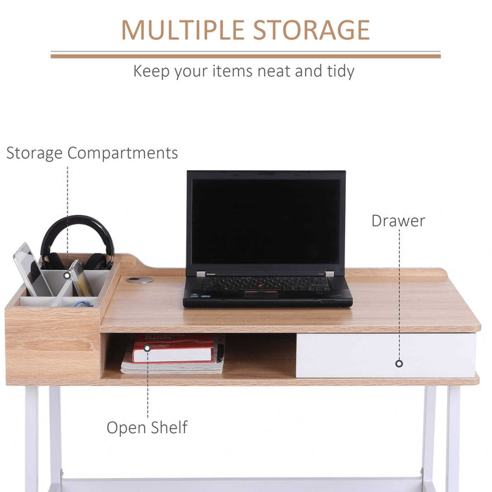 HOMCOM Desk Brown 550 x 815 mm