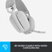 Logitech Zone Vibe 100 - Headset - full size - Bluetooth - wireless - off-white