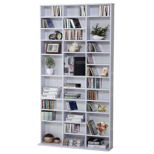 Homcom Shelving Unit Black for 1116 CDS White