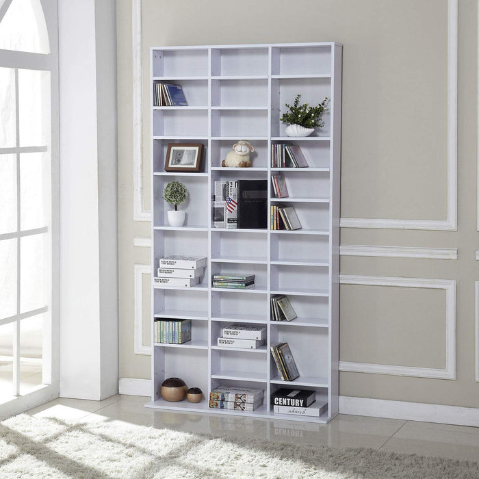 Homcom Shelving Unit Black for 1116 CDS White