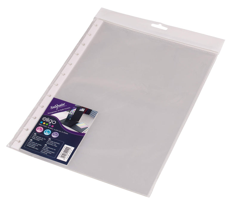 Snopake Display Book Pockets 15866 Transparent 24 (W) x 0.9 (D) x 31 (H) cm 20 Pockets