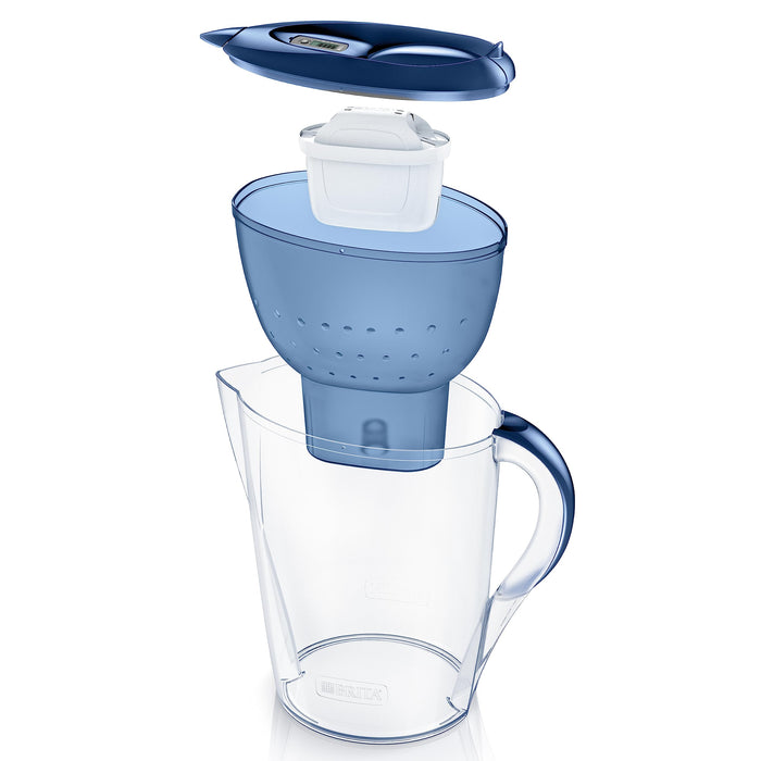 BRITA Marella XL Water Filter Jug 3.5 L Blue including MAXTRA PRO All-in-1 cartridge