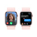 Apple Watch Series 9 (GPS) - 45 mm - pink aluminum - smart watch with sport loop - soft double-layer nylon - light pink - 64 GB - Wi-Fi, UWB, Bluetooth - 38.7 g