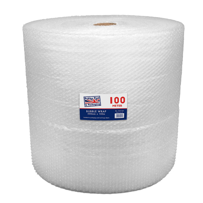 Pukka Pad Protective Bubble Roll 500 mm x 100 m Transparent