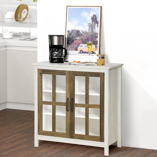 HOMCOM Sideboard 835-547WT Particleboard