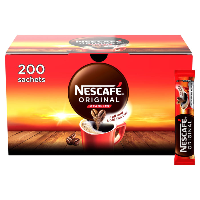 NESCAFÃ‰ Original Instant Coffee Sachets Granules 1.8 g Pack of 200