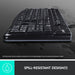 Logitech Wired Keyboard K120 QWERTY GB Black