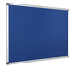 Bi-Office Notice Board Non Magnetic 150 (W) x 120 (H) cm Blue