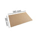 Exacompta Deskmat 60147D Cardboard Brown 585 x 385 mm