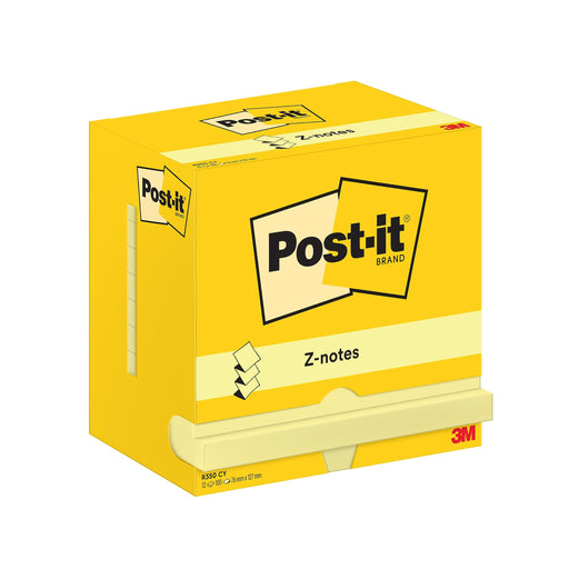 Post-It Z-Nte 76X127 100S C/Ylw Pk12