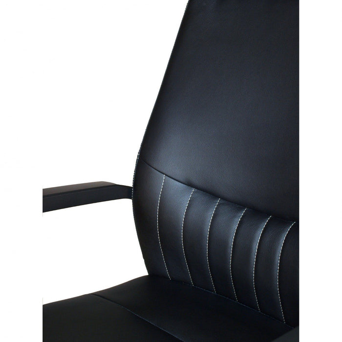 Alphason Basic Tilt Executive Chair with Armrest and Adjustable Seat Brooklyn High Back Black