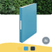 Leitz Ringbinder Cosy A4 PP 2RR 25mm Calm Blue PK10 - 42380061