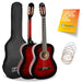 3rd Avenue Classical Guitar Full Size Redburst Set