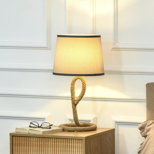 HOMCOM Table Lamp Grey