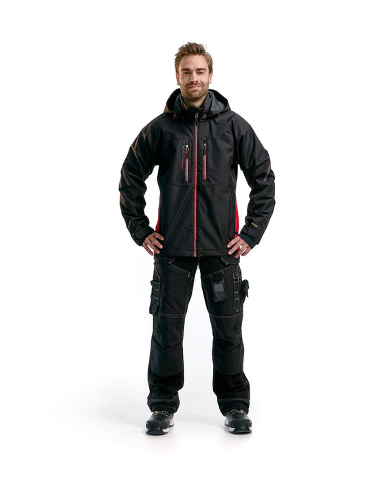 BLÅKLÄDER Jacket 48901977 PL (Polyester) Black, Red Size XXL