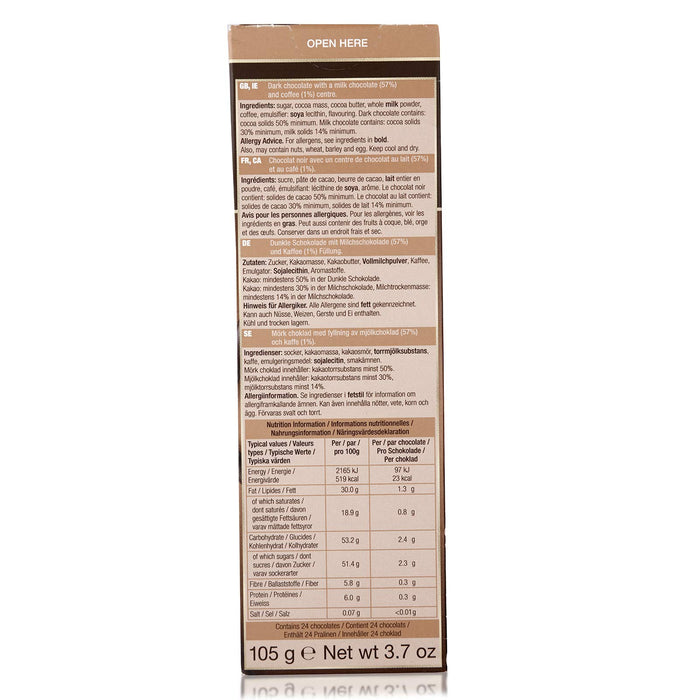 Elizabeth Shaw Flutes Cappuccino Chocolate 105 g