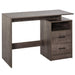 HOMCOM Desk with Shelves Grey 480 x 762 mm