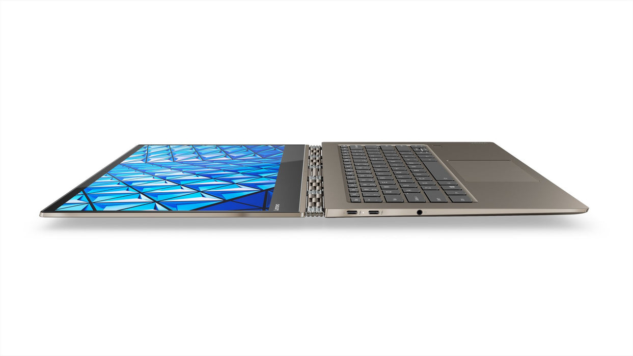 Lenovo Yoga 920-13IKB 80Y7 - Flip design - Intel Core i5 8250U / 1.6 GHz - Win 10 Home 64-bit - UHD Graphics 620 - 8 GB RAM - 256 GB SSD NVMe - 13.9" IPS touchscreen 1920 x 1080 (Full HD) - Wi-Fi 5 - bronze - kbd: UK