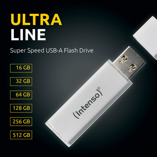 Intenso USB 3.0 Flash Drive Ultra Line 32 GB Silver