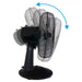 igenix Desk Fan Black 26 x 34.5 x 47 cm