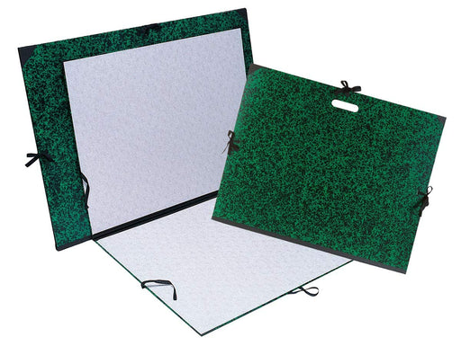 Exacompta Art Folder 532800E Cardboard 520mm x 720mm Green Pack of 5