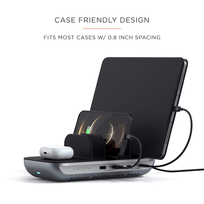 Satechi Charging Station ST-WCS5PM-UK Space Grey