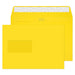 Creative Peel & Seal C5 Coloured Envelope Yellow 229 (W) x 162 (H) mm Window 120 gsm Pack of 500