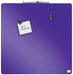 Nobo Mini Wall Mountable Magnetic Whiteboard Tile 1903897 Lacquered Steel Frameless 360 mm x 360 mm Purple