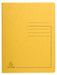 Exacompta Metal Spring File 240119E A4 Yellow Mottled Pressboard 355 gsm Pack of 25