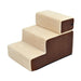 PawHut Pet Stairs Beige 400 mm x 540 mm x 390 mm