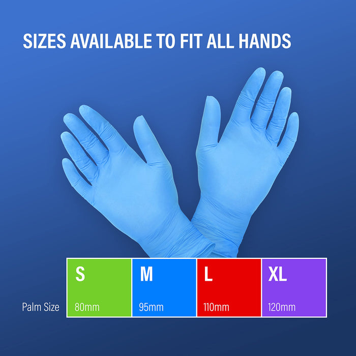 ValueX Nitrile Gloves Blue X Large (Pack 100) NGG100XLBU