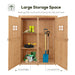 OutSunny Outdoor Storage Box Natural 1640 x 500 x 1275 mm