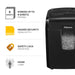 Fellowes Powershred 8C Cross-Cut Shredder Security Level P-4 8 Sheets