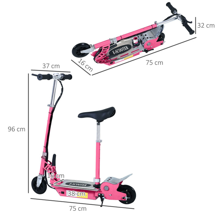 HOMCOM E-Scooter AA1-023PK Pink