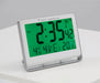 Alba Digital Wall Clock HORLCDNEO 20 x 3cm Silver Grey