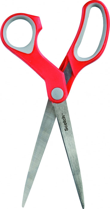 Scotch Scissors Comfort Stainless Steel Red, Grey 180 mm