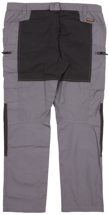 BLÅKLÄDER Trousers 14591845 Cotton, PL (Polyester) Mid Grey, Black Size 30S