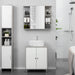 kleankin Bathroom Vanity White 300 x 680 mm