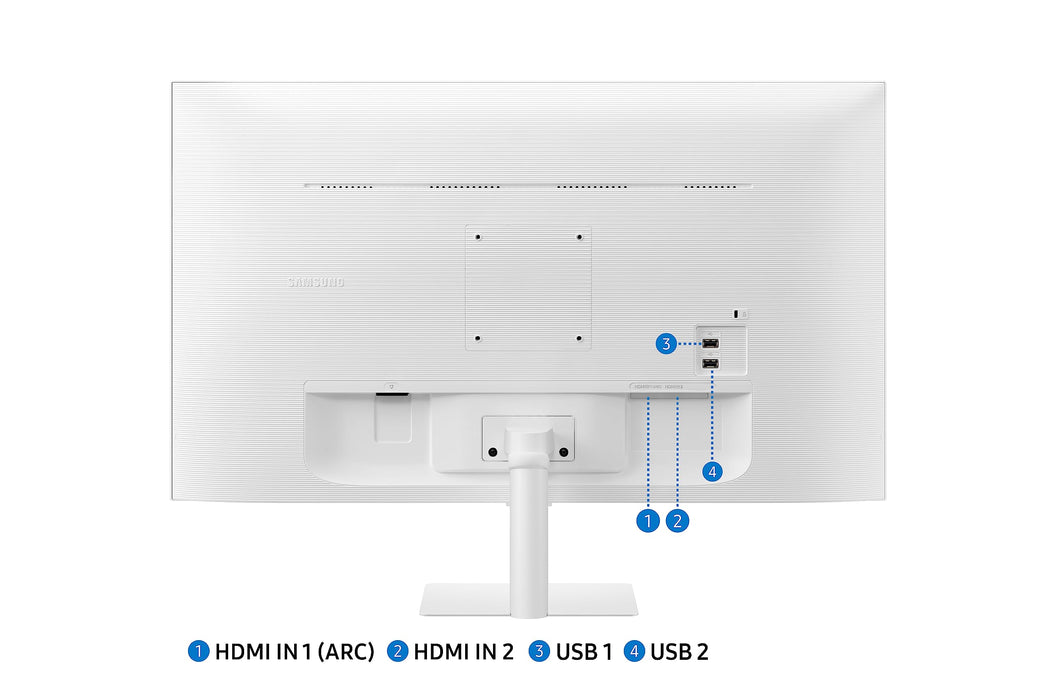 Samsung M50C 27 Inch 1920 x 1080 Pixels Full HD VA Panel HDR10 HDMI USB Hub Bluetooth Smart Monitor