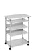 Durable SYSTEM PC Workstation Trolley 75 Variable Height Grey - 372010