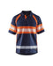 BLÅKLÄDER Polo Shirt 33381051 PL (Polyester) Navy Blue, Orange Size XL