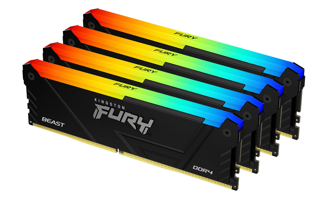 128GB 3600 DDR4 DIMM Kit4 FURY Beast RGB